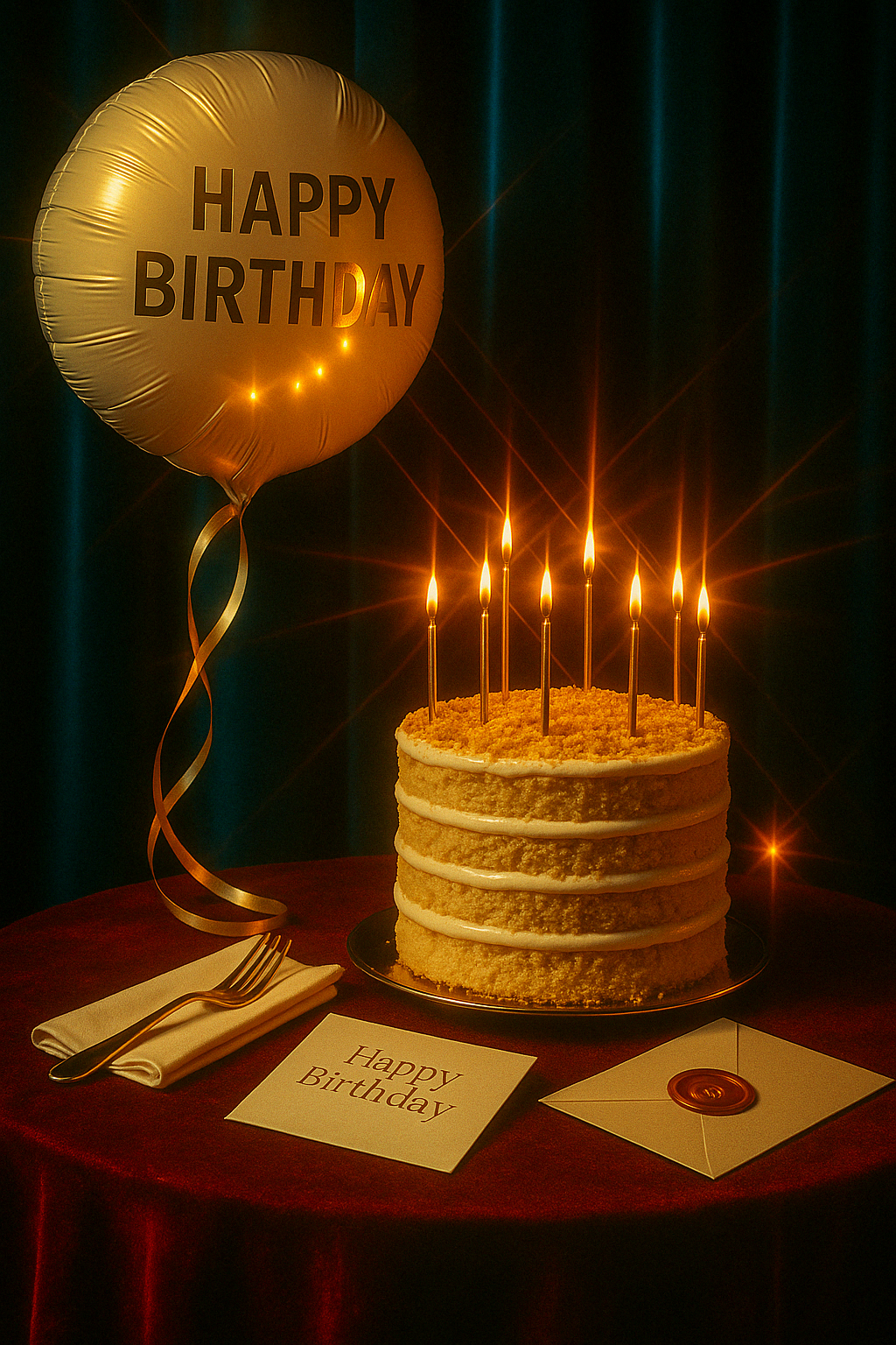 5” Creamy Vanilla Sideless Cake Gift Package