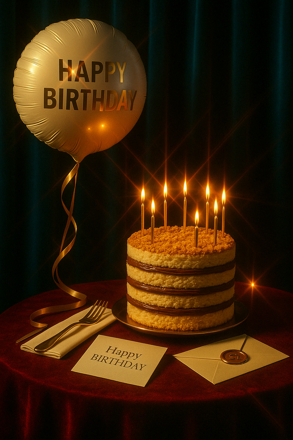 5” Vanilla w/ Chocolate Side less Cake Gift Package